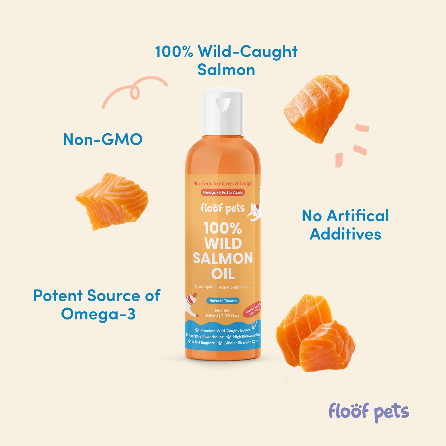 100% Wild Salmon Oil (100ml)