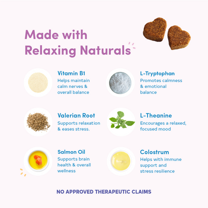 Floof Pets Cat Calming Bites 160 Chews (210g) Treat Snack Supplements for Stress & Anxiety Relief