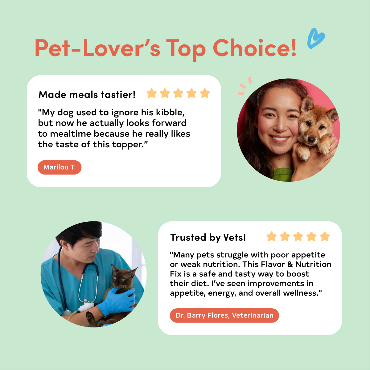 Floof Pets Flavor and Nutrition Fix Meal Topper - Chicken Flavor 40g Boosts Appetite, Energy & Daily Wellness